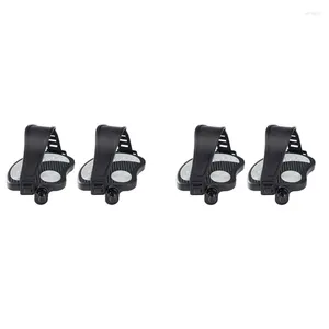 Bike Pedals 4 Pcs Exercise With Straps For Spin And Indoor Stationary 2 9/16Inch & 1/2Inch