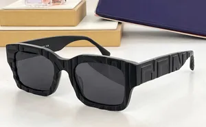 Fashion popular designer 549 mens women sunglasses letter printed frame acetate square glasses summer trendy personality style Anti-Ultraviolet come with case