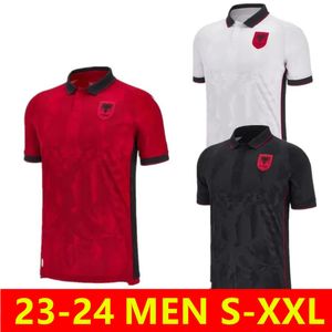 23 24 Maglia da calcio Albania Squadra Nazionale Kristjan Asllani Marash 2023 2024 Home Away Third Kumbulla Myrto Uzuni Nedim Bajrami nuova maglia sportiva da uomo