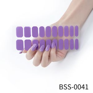 Nail Sticker Full Classic Nail Polish Stickers Manicure(1 sheet of 20pcs) Nail Art Decoration Fashion Stickers Manicure DIY Bullet Fashion