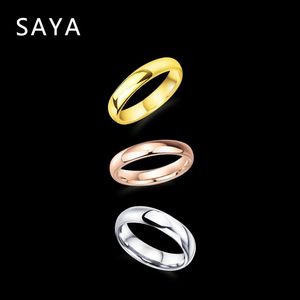 Wedding Rings Classic Tungsten Wedding Ring Women Men Engagement Gift Jewelry Dome Polished Band Customized Engraving NameFress 231021