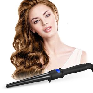 Curling Irons LCD Temperature Adjustment Hair Curler Professional Curling Irons Wand Wavy Rotating Styling Tools 231021