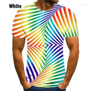 T-shirt da uomo 2023 Camicia per amanti della moda Stampata in 3D T-shirt ipnotica colorata Vertigine personalizzata per uomo/donna