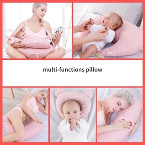 Maternity Pillows Breastfeeding born Feeding Multifunctional Nursing Waist Support Pregnant Woman Holding Baby Learning Pillow for Infant 231020