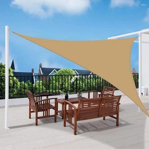 Tendas e abrigos Sun Shade Sail Multi-tamanhos Triângulo Impermeável Abrigo UV-Prova Poliéster Oxford Pano Toldo Ao Ar Livre Suprimentos