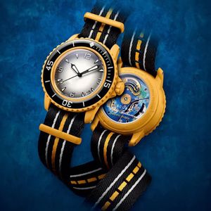 Orologio da uomo Five Ocean Watch Orologi meccanici automatici in bioceramica Orologio con funzioni complete di alta qualità Orologi con movimento di design Orologio in edizione limitata