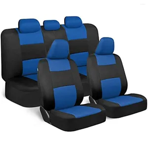 Bilstol täcker full set och bakre delning av bänk för bilar som är enkla att installera tillbehör Auto Trucks Van SUV