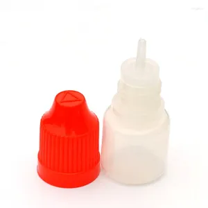 Storage Bottles 200pcs Empty 3ml Plastic Needle Vial With Childproof Cap Long Dropper Bottle For E Liquid Container