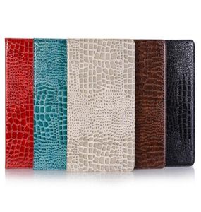 Designer iPad Case Flip Portfel jasny krokodyl Ziarno PU skórzana tablet PC PC PC na iPad Pro 12,9 