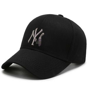 MLB Cap Hat Luxury Beanie Top Quality NY Designer Baseball Hat Unisex Duck Tongue Hat Letter Brodery Trend mångsidig hård toppsporter