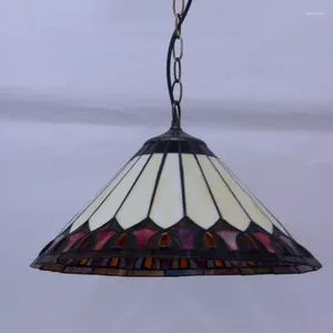 Pendant Lamps European Lamp Creative Art Red Dragonfly Glass Home Decor Light Fixtures El Studio