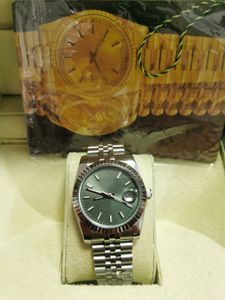 Z oryginalnym pudełkiem wysokiej jakości luksusowy zegarek 41 mm Prezydent Datejust 116334 Sapphire Glass Asia 2813 Ruch Mechaniczne automatyczne męże zegarki 55