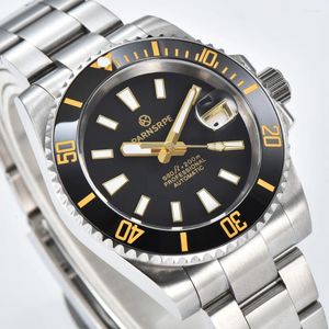 Armbandsur Parnsrpe-Men's Watch Water Resistant till 200 meter Sapphire Glass 40mm fodral med japansk rörelse NH35