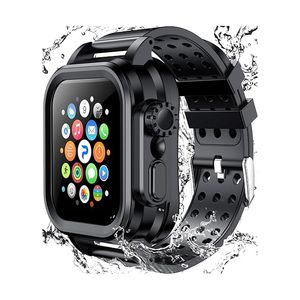Apple Watch Ultra Series 8을위한 45mm 크기 스마트 워치 9 45mm Iwatch 방수 케이스 해양 스트랩 스마트 워치 스포츠 시계 무선 충전 스트랩 보호 커버 케이스