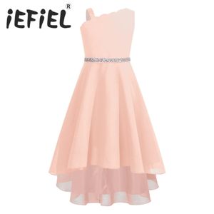 Mädchenkleider Kinder Sommer Chiffon Kleid Blumenmädchen Festzug Hochzeit Brautkleid Kinder Brautjungfer Elegante Prinzessin Tüll Kommunionkleid 231021