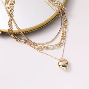 Tiffanylris Esigner Necklace New Fashion Love多層ダイヤモンドカラーチェーンパーソナライズされた気質ペンダントネックレスチェーンギフト