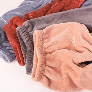 COOTELILI Warme Heimhose Für Kinder Jungen Baby Mädchen Leggings Fleece Familie Passende Kleidung Winter Hosen