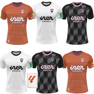 2023 2024 ALBACETE BALOMPIE SOCCER Jerseys Home Away Away Away 20 24 Manu Fuster Jonathan Dubasin Fran Alvarez Flavien Boyomo Riki Rodriguez Football Shirts