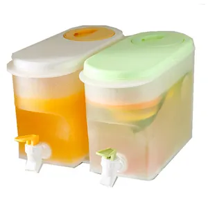 Water Bottles Refrigerator Juice Cold Kettle BPA Free Plastic Drink Dispenser For And Fruit Teapot