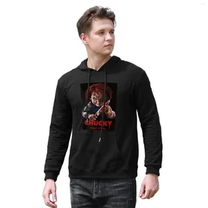 Men's Hoodies Killer Doll Chucky Hoodie Fear Hallween Goth Casual Big Cotton Mens Winter Loose Pullover