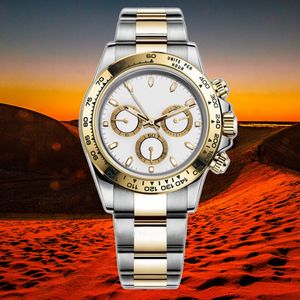 2023 relógio masculino 40mm data do dia relógio automático masculino com caixa de aço inoxidável multi-dial à prova d'água luminoso clássico generoso pulseira de borracha relógios ajustáveis