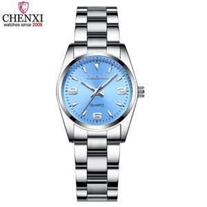 2023 Chenxi Brand Fashion Watches女性ステンレススチールリストウォッチアナログクォーツ時計女性のレロジオフェミニノ