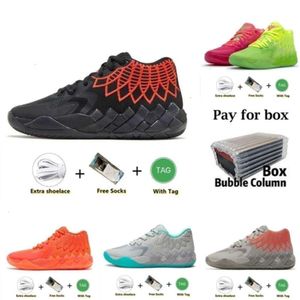 Спортивная обувь Lamelo Высококачественные мячи Lamelo Mb1 Rick and Basketball Shoes Queen Black Blast Lo Ufo Not From Here Rock Ridge Red Sport Sneaker f