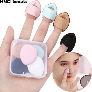 Svampar applikatorer Cotton 51020 PCS Mini Finger Puff Foundation Powder Detail Makeup Svamp Face concealer Cream Blend Cosmetic Accessories Makeup Tools 231021