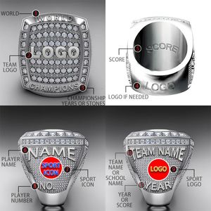 Wedding Rings Custom Name Youth Custom Championship Ring GiftPromotional activities customized championship rings all teams 231021