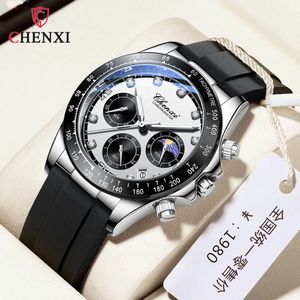 CHENXI 958B Fashion Date Quartz Watches Top Brand 2023 Male Clock Chronograph Sport Mens Wristwatches Relogio Masculino