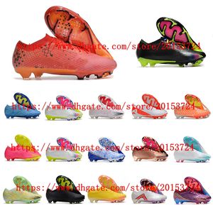 Nowe męskie buty piłki nożnej Korki Zoomes Mercurial Superfly IX Elite FG Football Shirts Training High Kids Sport Treakers