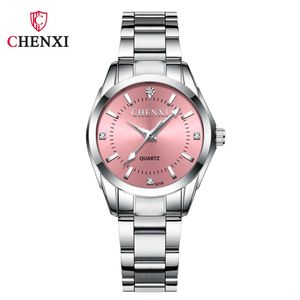 Chenxi Square Men's Luminous Calendar Fashion Quartz titta på hans-och-Hers