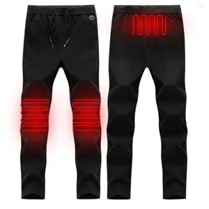 Hunting Pants Electric Heated Warm Unisex USB Heating Base Layer Elastic Trousers Insulated Underwear For Camping Hiking