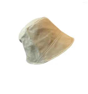 Berets Spring Fashion Bulk Plain Unusual Design Brim Bucket Hat Adjustable Custom Material LOGO