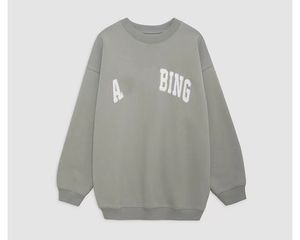 AB anines Women Sweatshirt Designer Pullover Classic Letter Letter Inside Inside Fleece Crew Neck Sweater Long Sleeves Hoodie 423