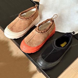 Womens Mens Boots Australia Snow Boot Tasman Weather Hybrid Tazz Slippers Waterproof Chestnut Orange Sheepskin Leather Winter Booties Size 35-44