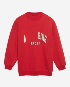 Aninse Bing Anines Sweatshirts Hoody Women Sweatshirt 틈새 틈새 클래식 Eagle 디자이너 스웨터 풀 오버 후드 AB 120