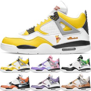 scarpe da basket personalizzate fai-da-te taglio medio da uomo e da donna tendenza cool Scarpe da ginnastica traspiranti con fantasia versatile all'aperto Scarpe anime personalizzate 36-46