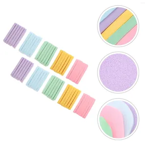 Makeup Sponges 120 PC Face Wash komprimerad rengöring Ansiktsrengöringsplatta Skin Tvättverktyg Rund Borttagningsdynor Puffs Puffs