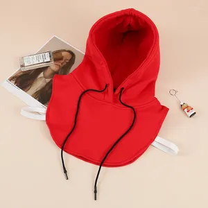 Laços de inverno Mulheres Neckwear Cordão Com Capuz Colar Falso Hoodies Homens Destacável Falso Decote Removível Pulôver Suéter Blusa Tops