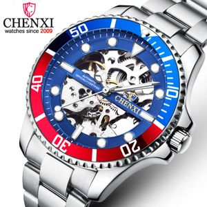 Chenxi 8805bトップブランドクラシックメンクロック自動機械式時計男性の防水ステンレス鋼の腕時計ギフト