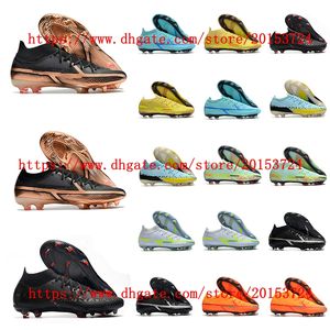 Sapatos de futebol Phantom GT2 Dynamic Fit Elite FG Chuteiras Scarpe Calcio Mens Firm Ground Botas De Futbol