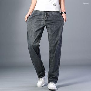 Men's Jeans Men's Colors Available Men's Thin Straight-leg Loose 2023 Summer Classic Style Advanced Stretch Pants Male