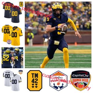 Maglia da calcio Frank Clark Michigan Wolverines Amara Darboh Zach Gentry Jehu Chesson Mason Cole Donovan Peoples-Jones Chris Wormley Erik Magnuson Ryan Glasgow