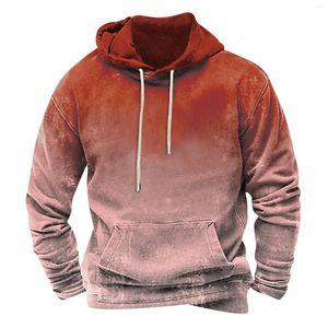 Moletons masculinos com capuz, jaquetas de lã de outono, capuzes gradientes, hip hop, streetwear, roupas unissex, sudaderas para homens