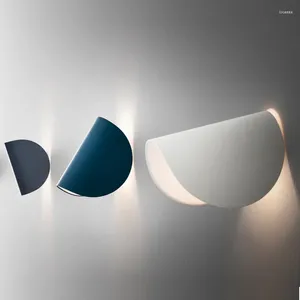 Vägglampa nordisk monterad ledmontering Ljusglas sconces applikation väggmålning yttre