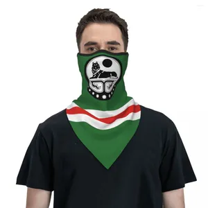 Bandanas, Tschetschenien-Flagge, Halstuch, Damen, Herren, UV-Gesichtsschutz, Winter, Tschetschenien, stolzer Bandana-Schal für Ski