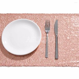 Corredor de mesa rosa ouro lantejoulas brilho diy para casamento/natal/chá de bebê