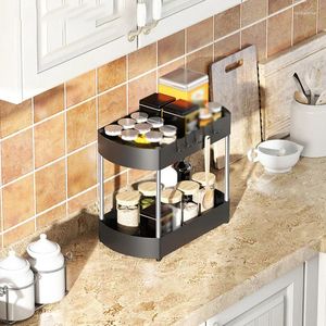 Kitchen Storage Obelix Under Sink Organizer 2 Tier Drawer Multipurpose Rack Cabinet Bathroom