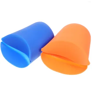 Dinnerware Sets 2 Pcs Silicone Snack Bags Popcorn Bucket Bowl Reusable Machine Party Candy Container Foldable Buckets